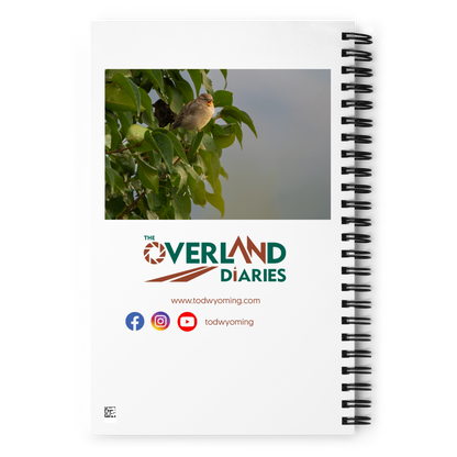 Common Sparrow Spiral notebook