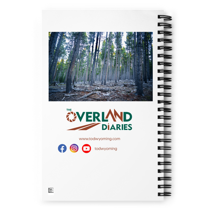 Wyoming in the fall Spiral notebook