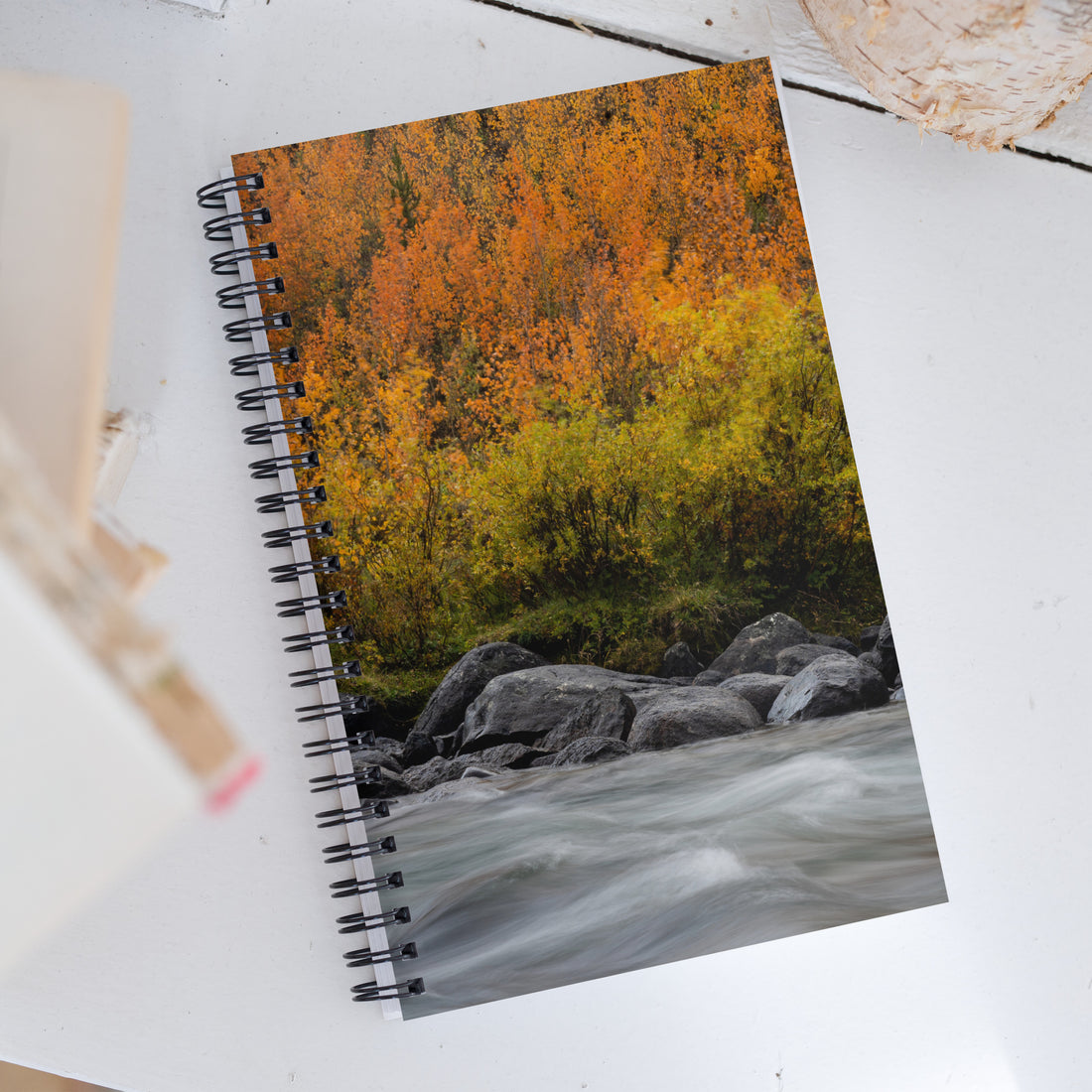 Green River, Wyoming in the Fall Spiral Notebook