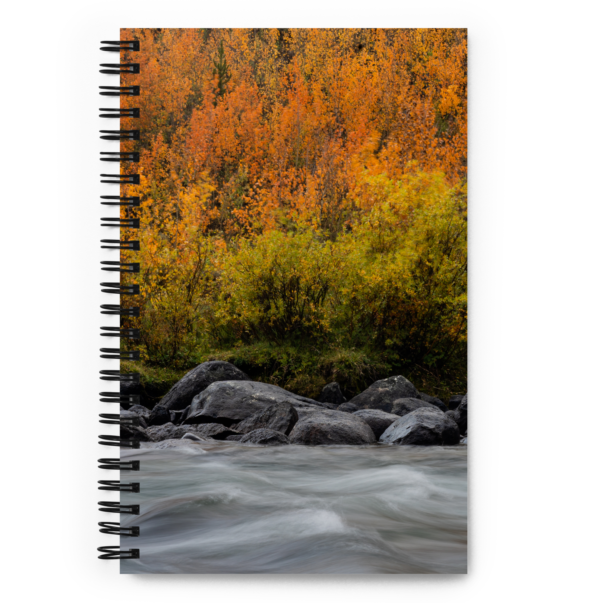 Green River, Wyoming in the Fall Spiral Notebook