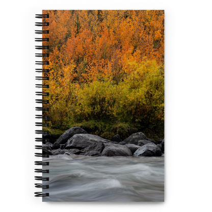 Green River, Wyoming in the Fall Spiral Notebook