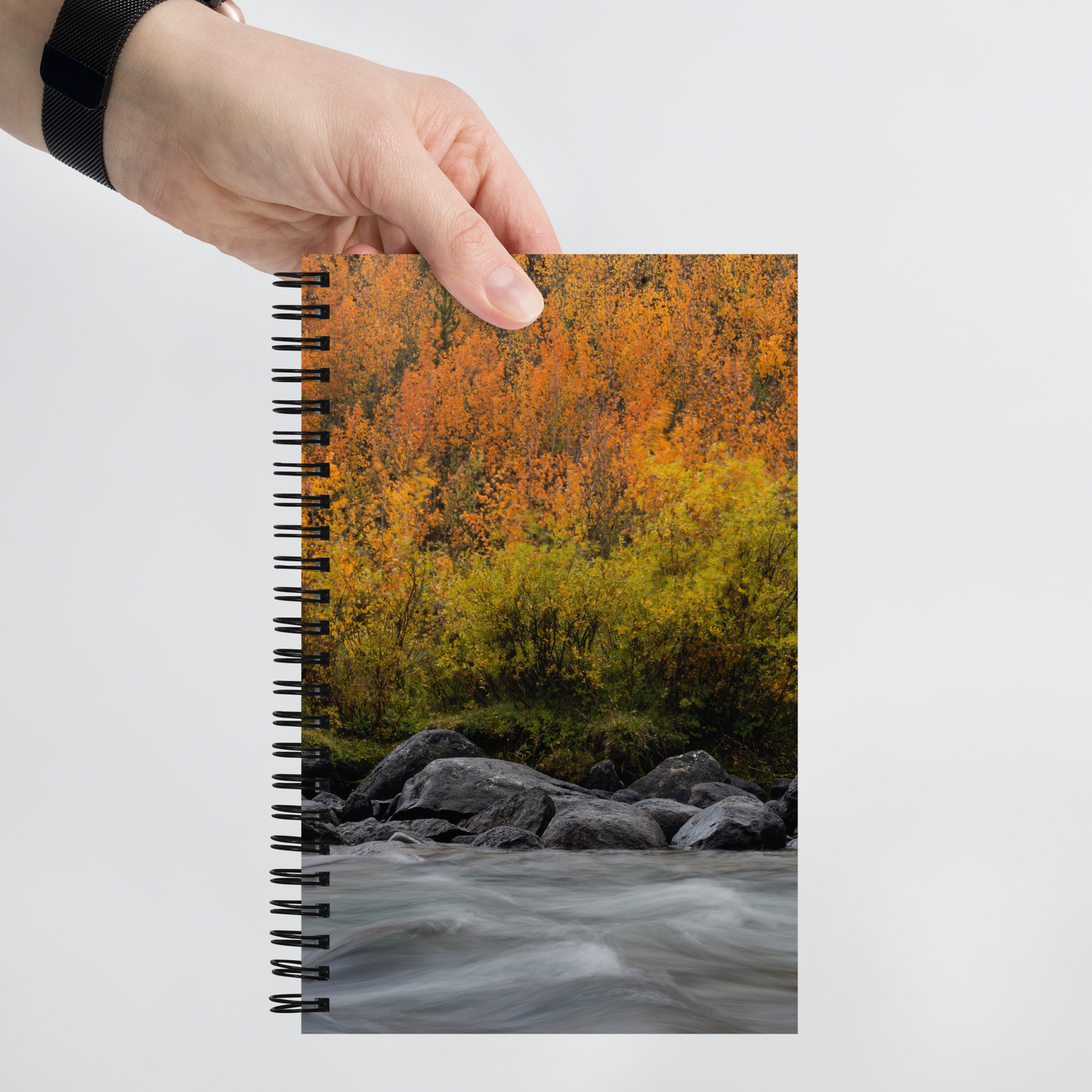 Green River, Wyoming in the Fall Spiral Notebook