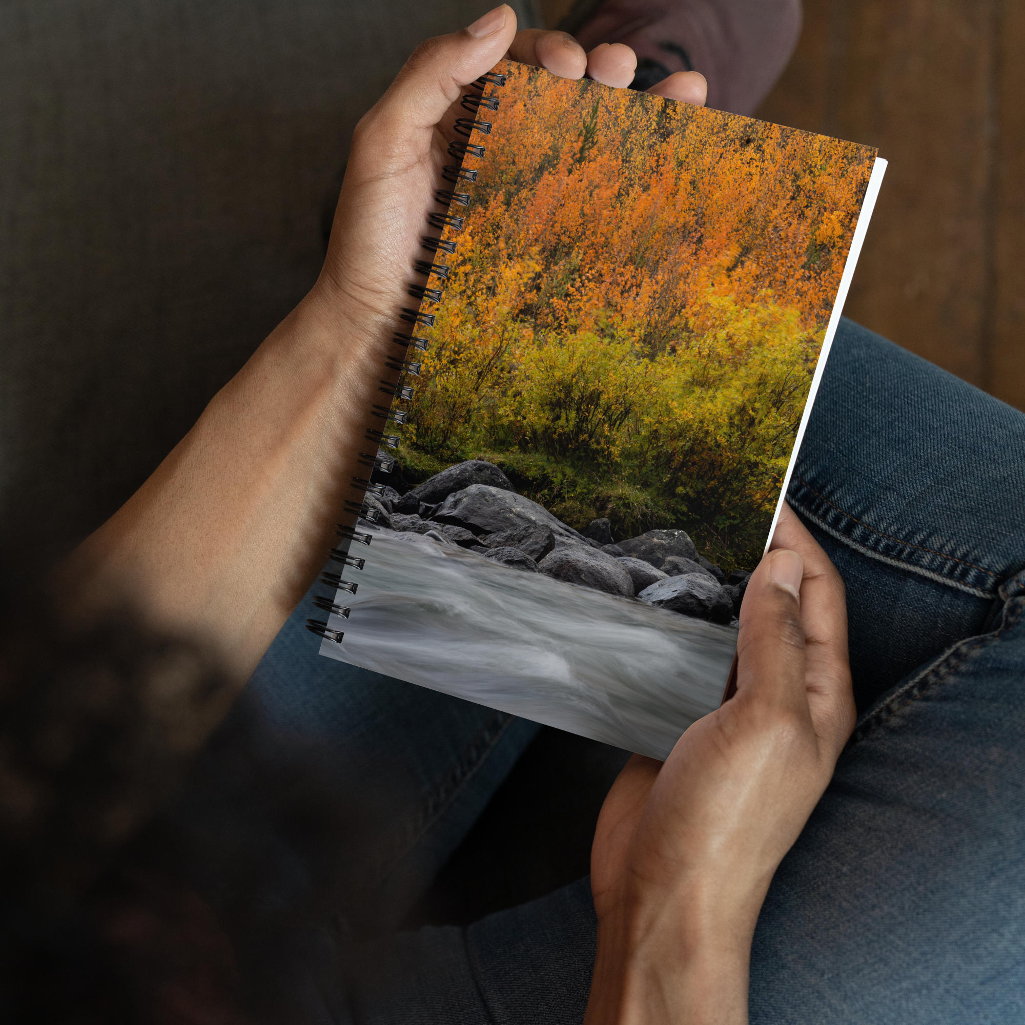 Green River, Wyoming in the Fall Spiral Notebook