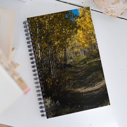 Wyoming in the Fall Spiral Notebook