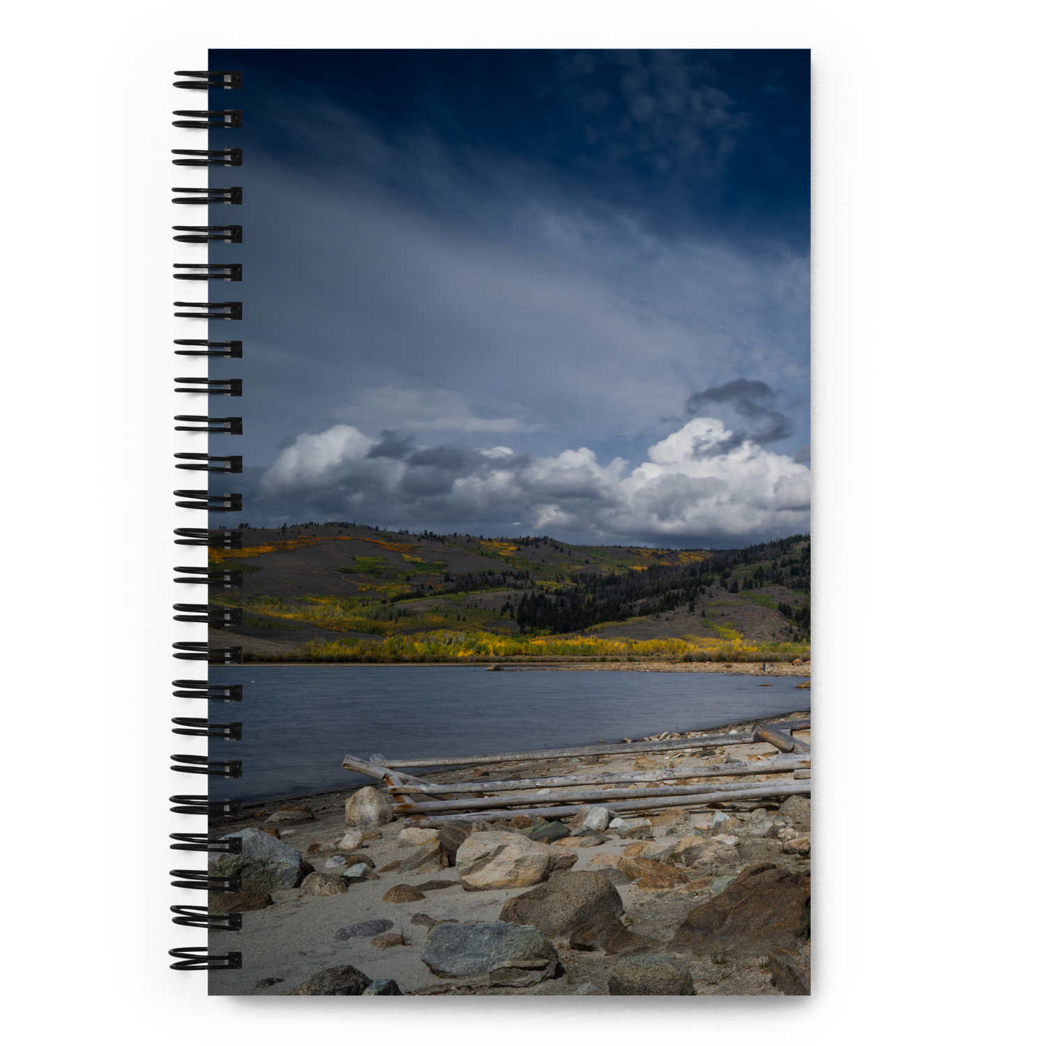 Fall Lake Scenery Spiral Notebook