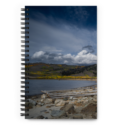 Fall Lake Scenery Spiral Notebook