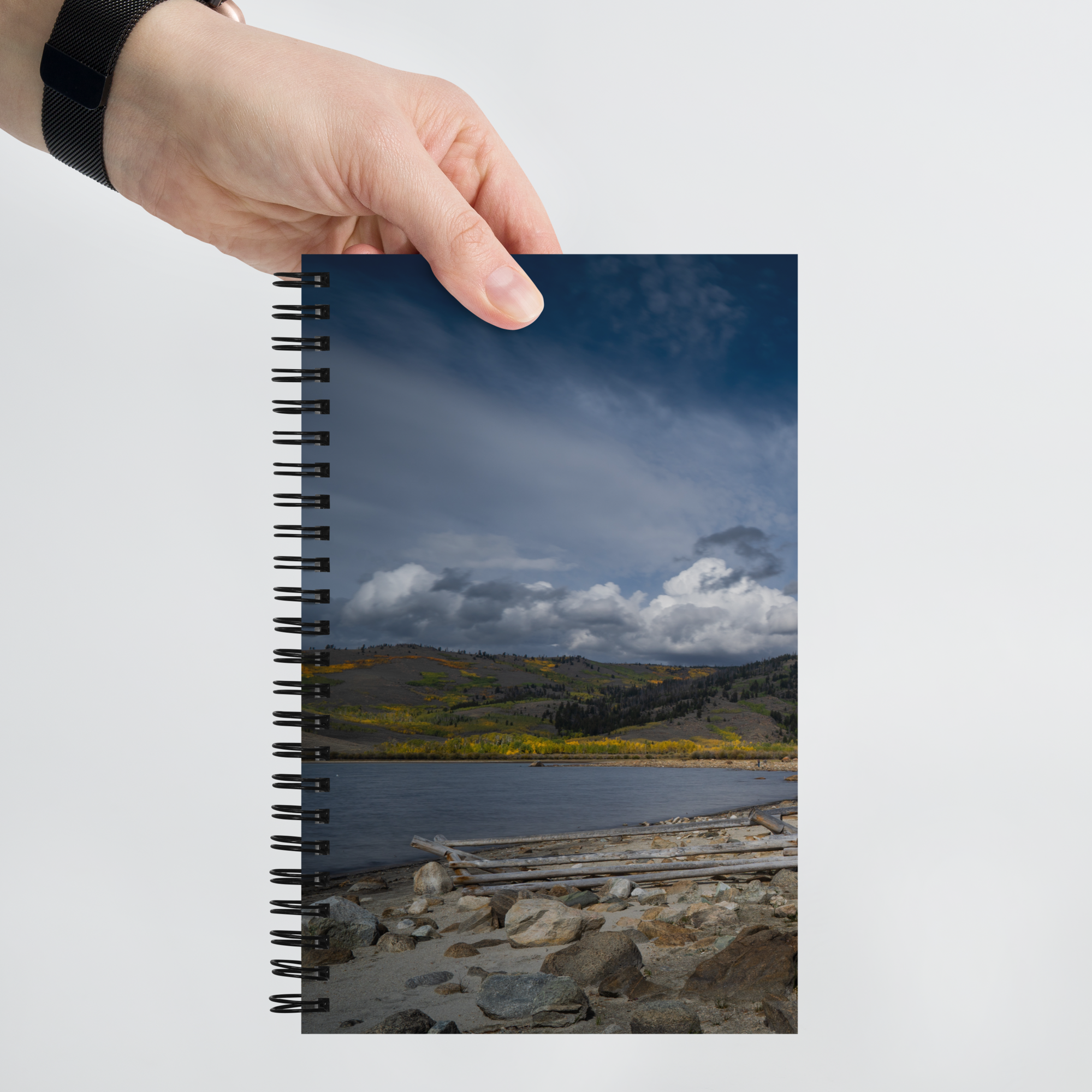 Fall Lake Scenery Spiral Notebook