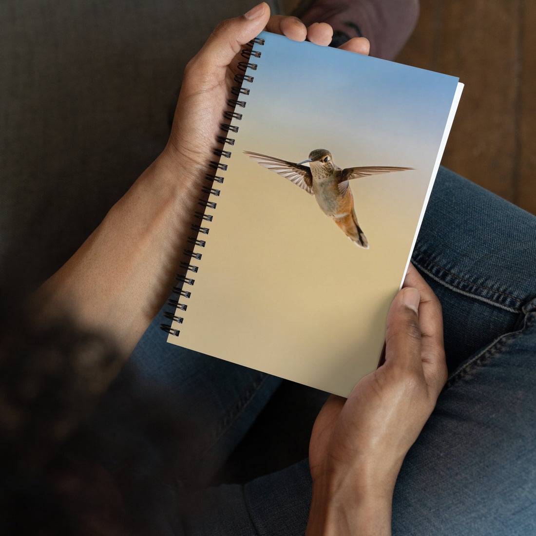 Hummingbird Spiral notebook