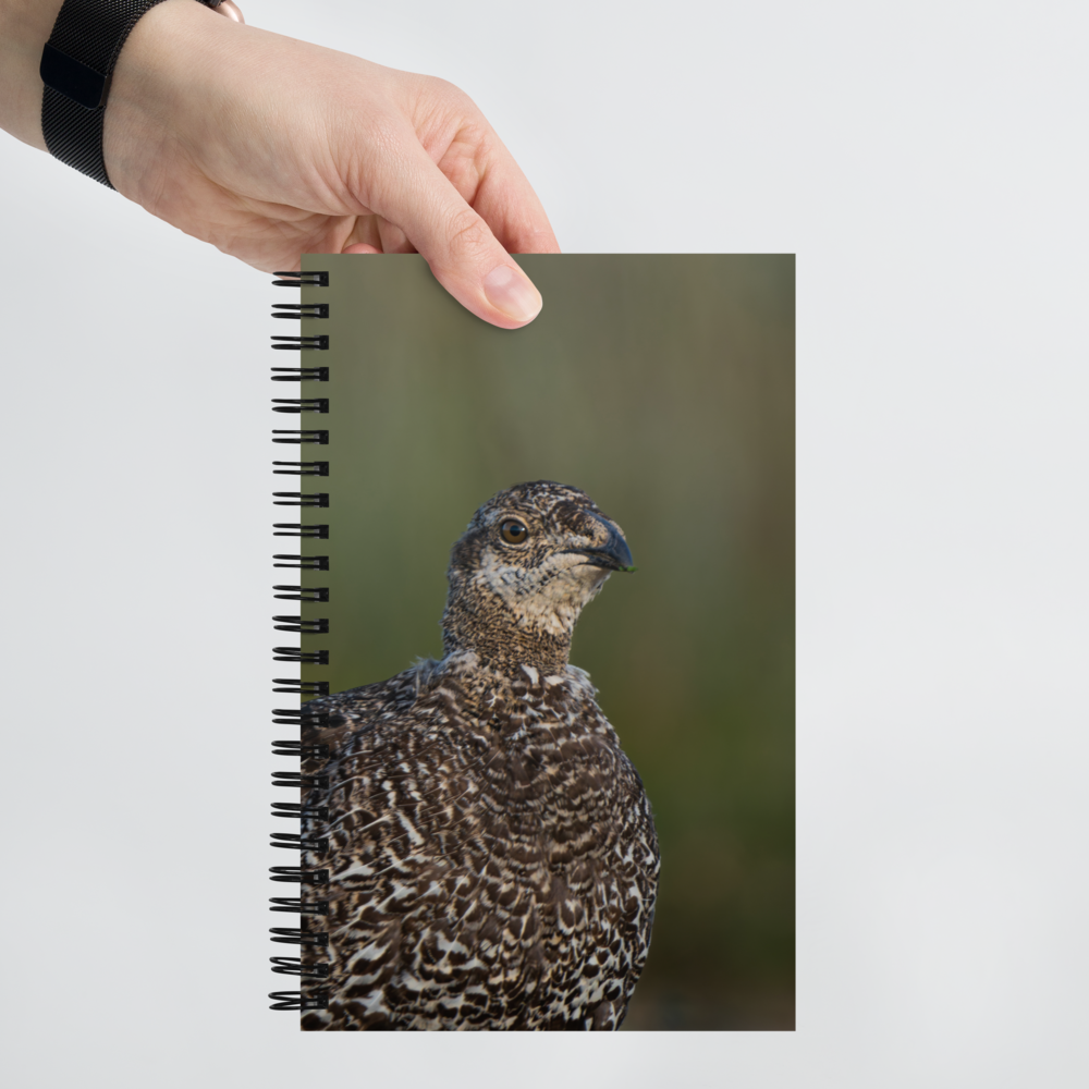 Sage Grouse Spiral notebook