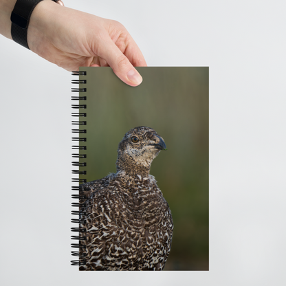 Sage Grouse Spiral notebook