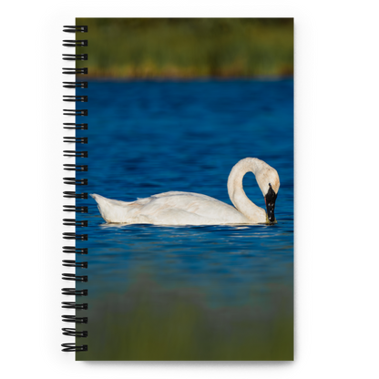 Swan Spiral notebook