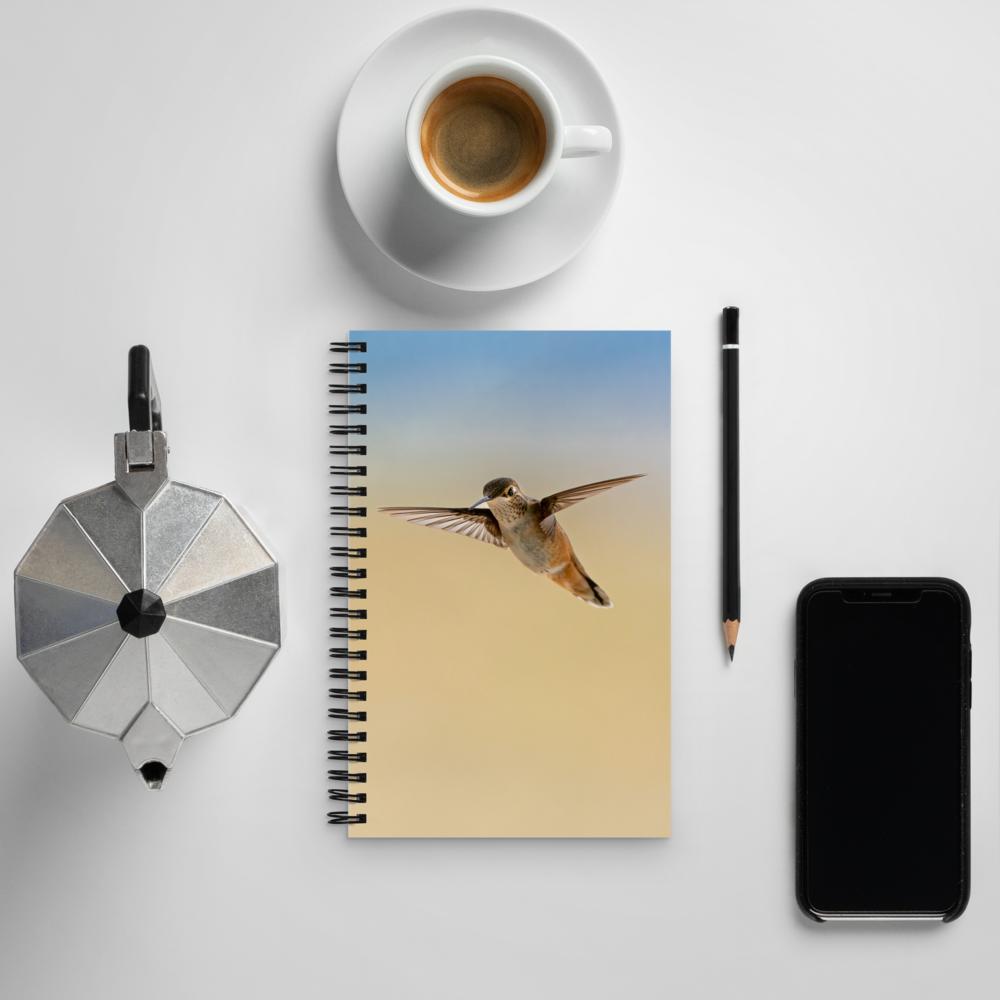 Hummingbird Spiral notebook