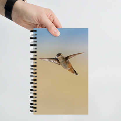 Hummingbird Spiral notebook