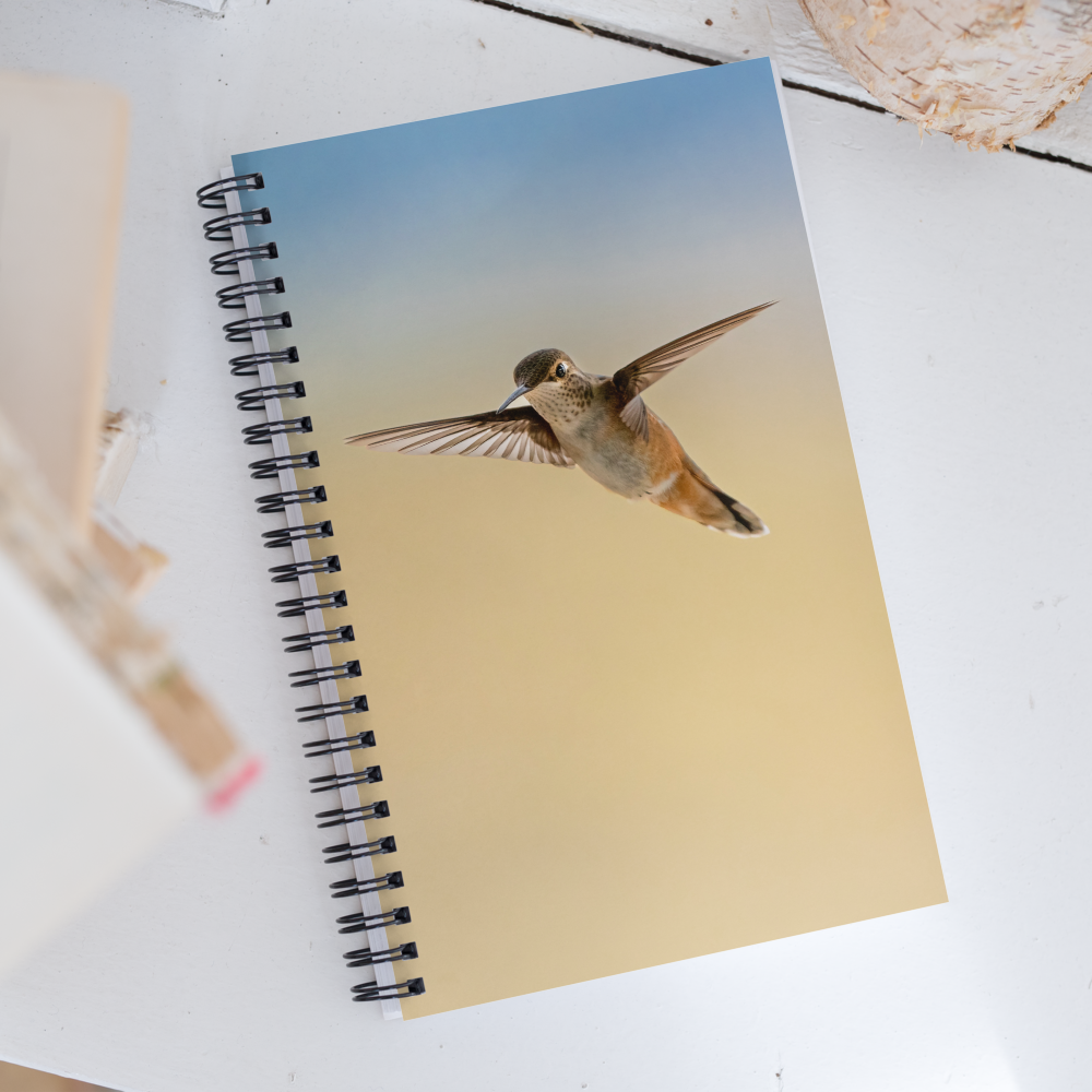 Hummingbird Spiral notebook