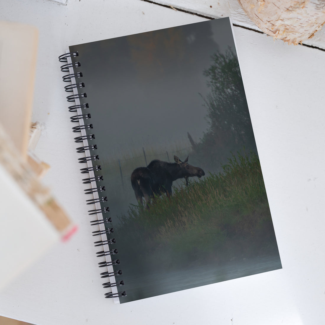 Moose Spiral Notebook