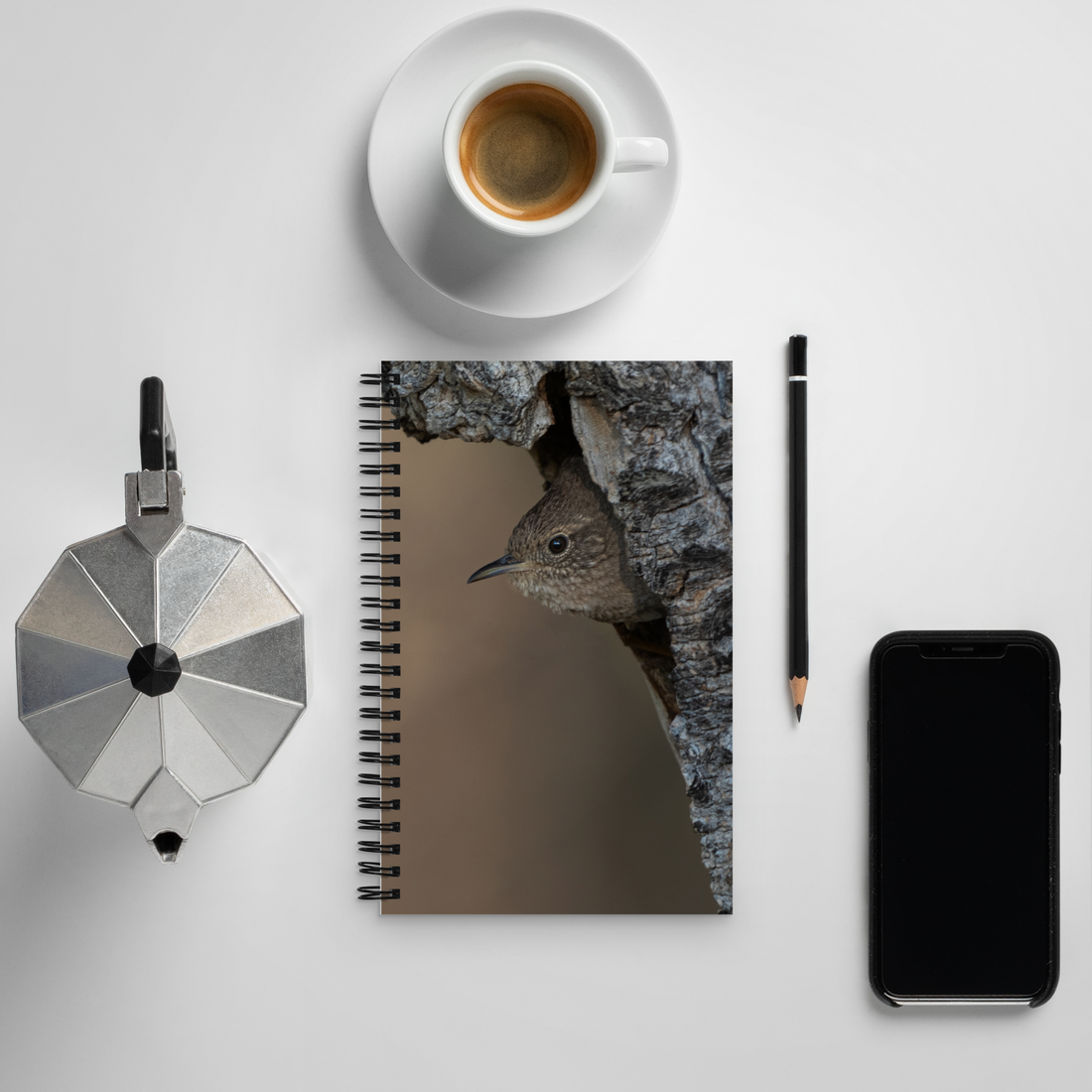 Wren Spiral notebook