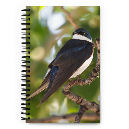 Tree Swallow Spiral notebook