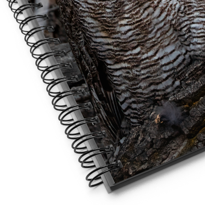 Owl Spiral notebook