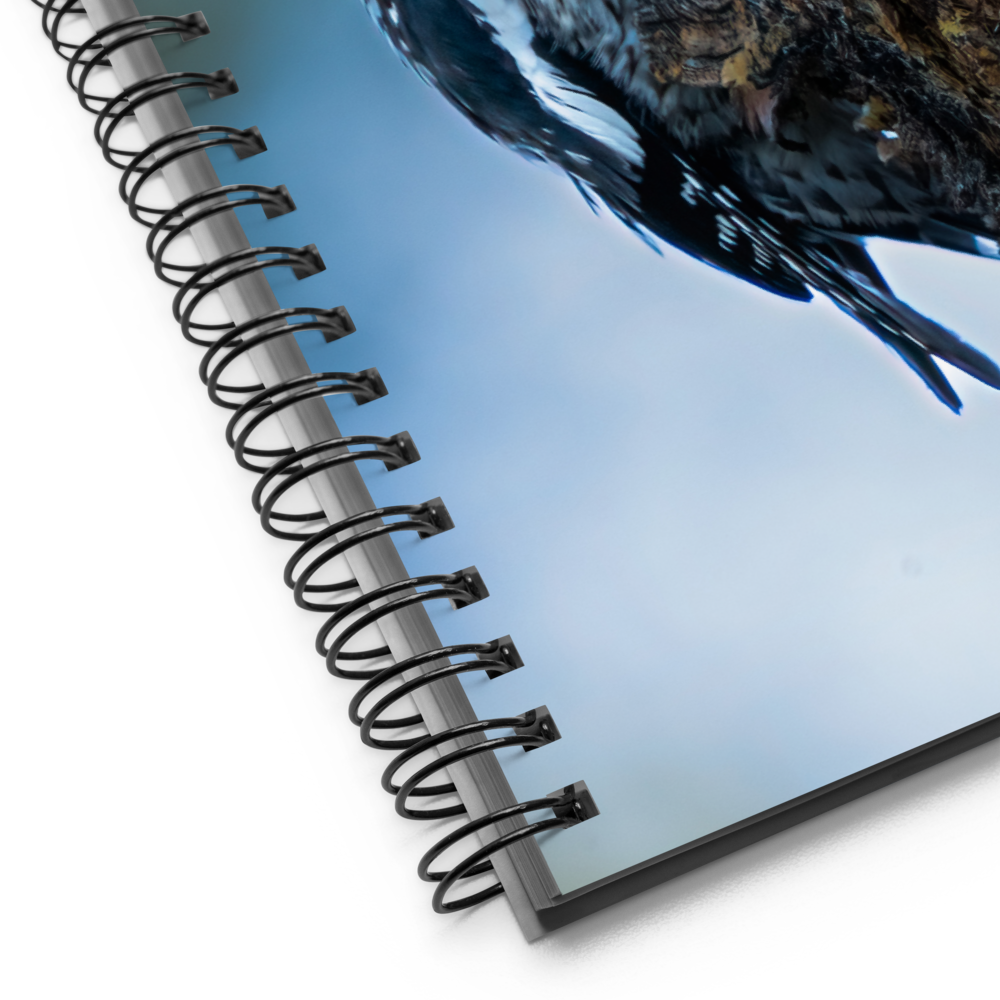 Woodpecker Spiral notebook