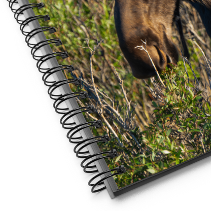 Moose Spiral notebook