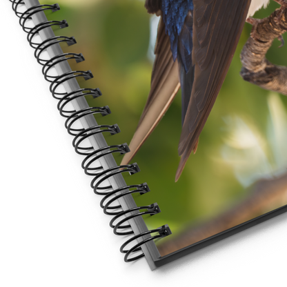 Tree Swallow Spiral notebook