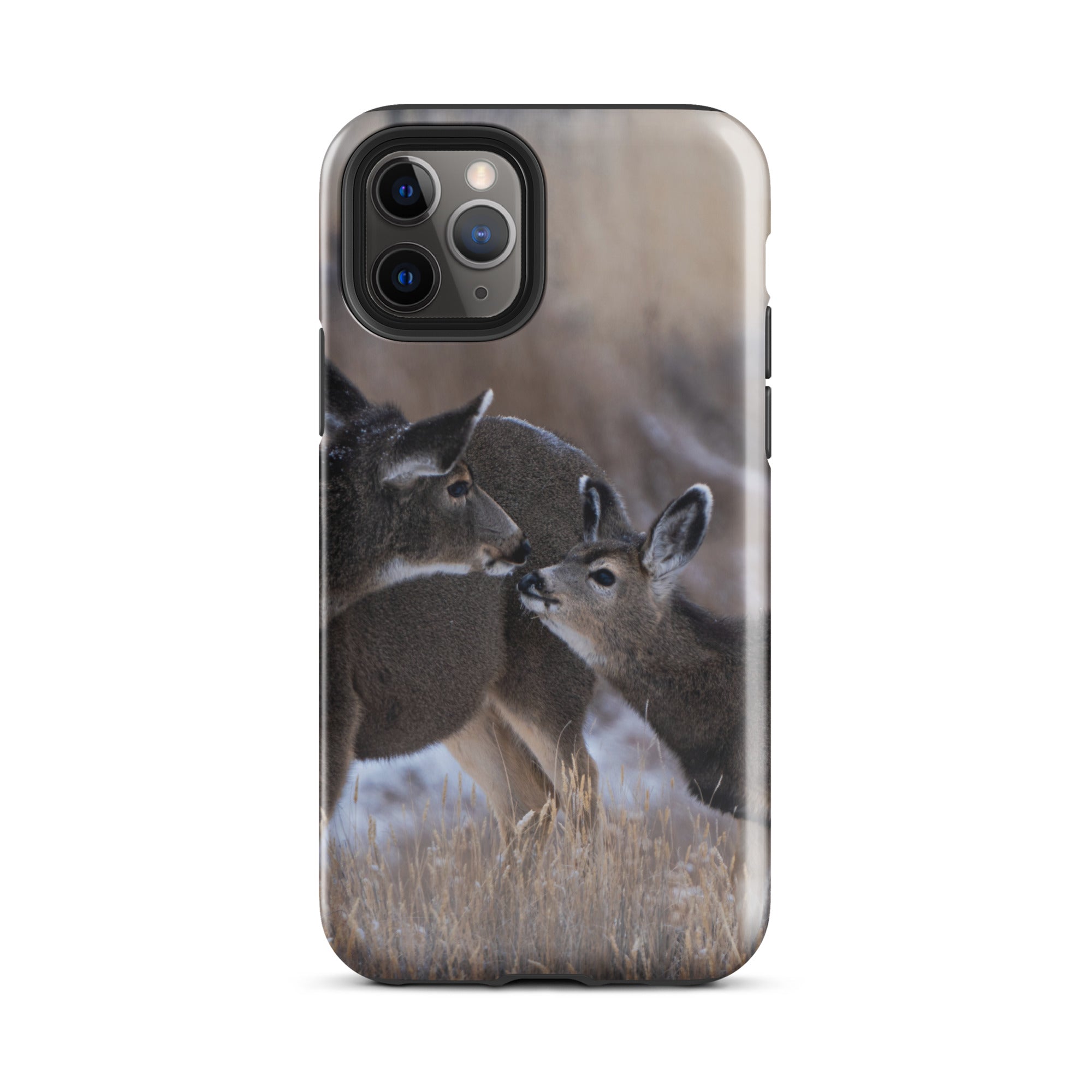 Mamma Deer Kissing Baby Deer Tough Case for iPhone®