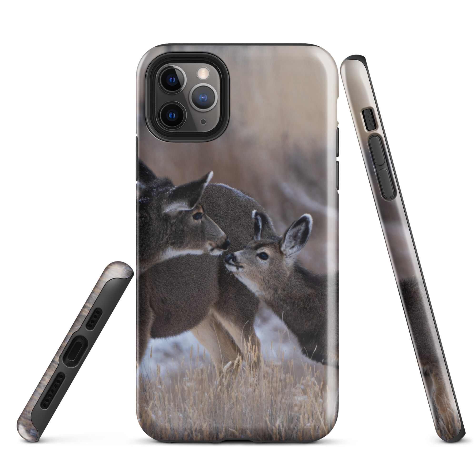 Mamma Deer Kissing Baby Deer Tough Case for iPhone®