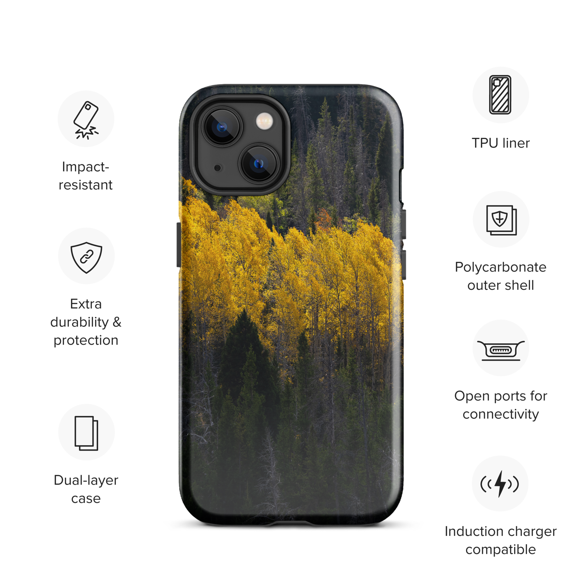 Beautiful Aspen Trees in the Fall Tough Case for iPhone®