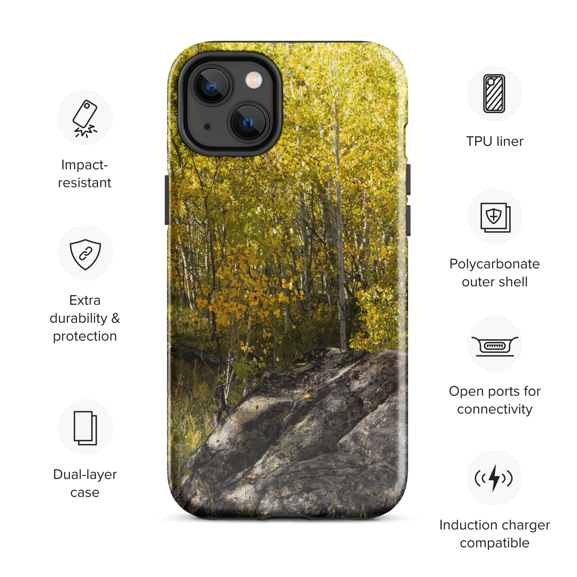 Rock With Aspens Tough Case for iPhone®