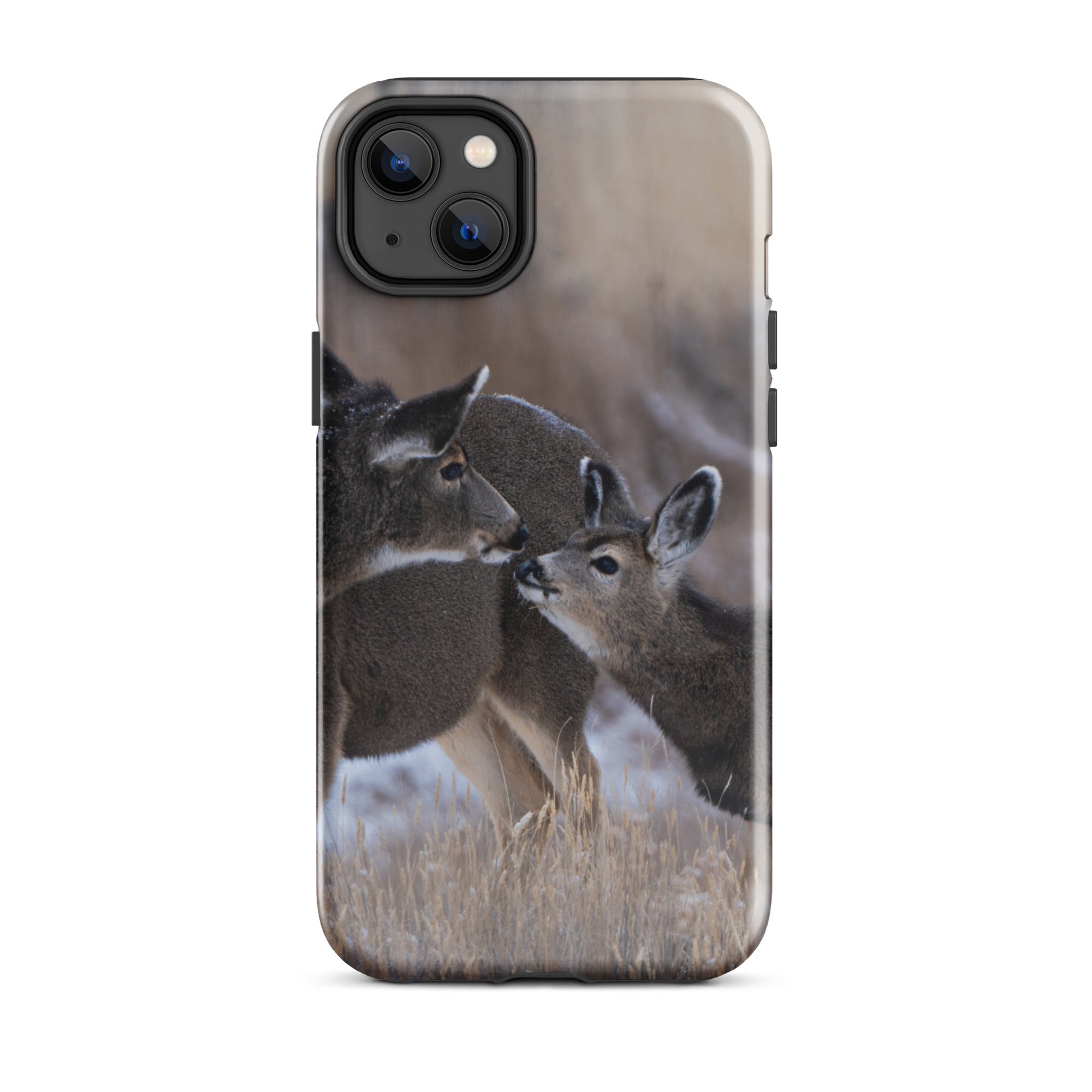 Mamma Deer Kissing Baby Deer Tough Case for iPhone®