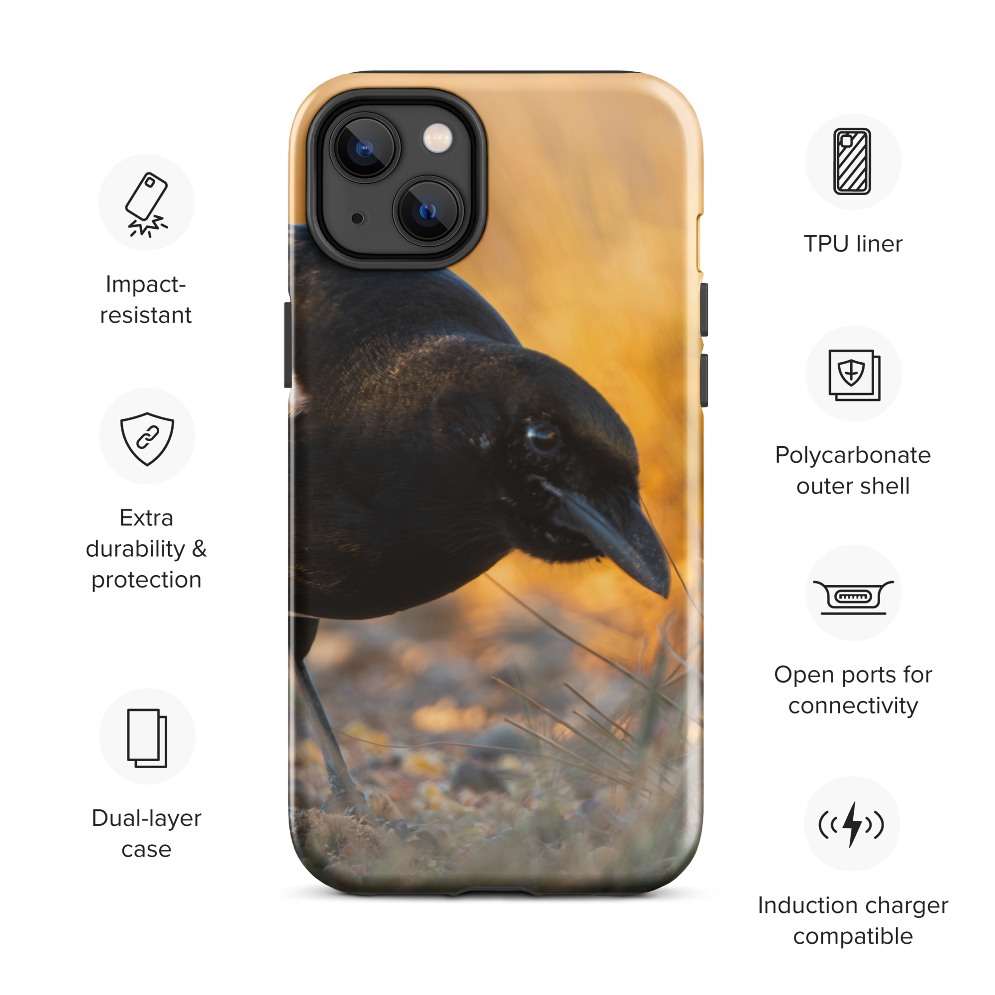 iPhone Cover Magpie — Dressed for the Wild