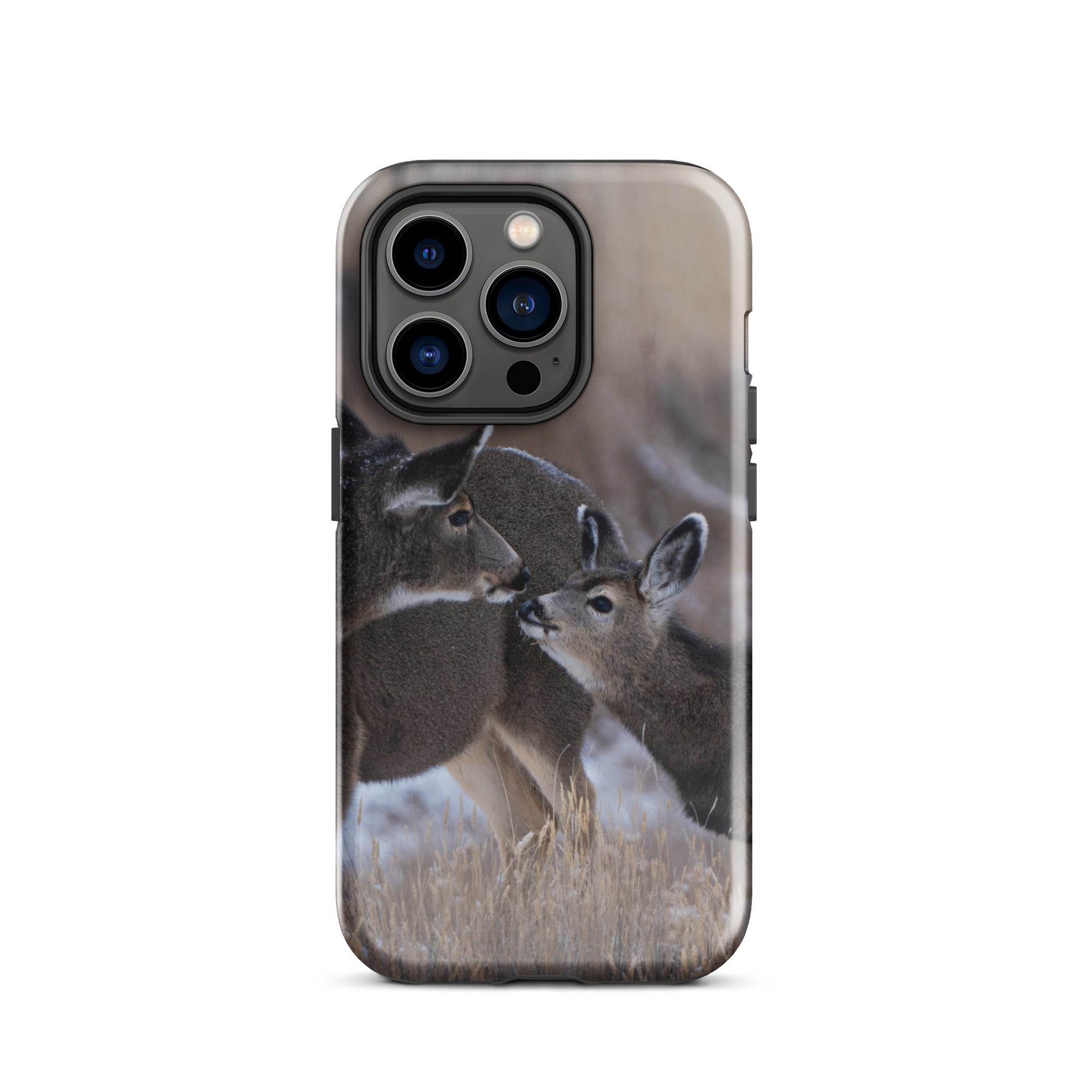 Mamma Deer Kissing Baby Deer Tough Case for iPhone®