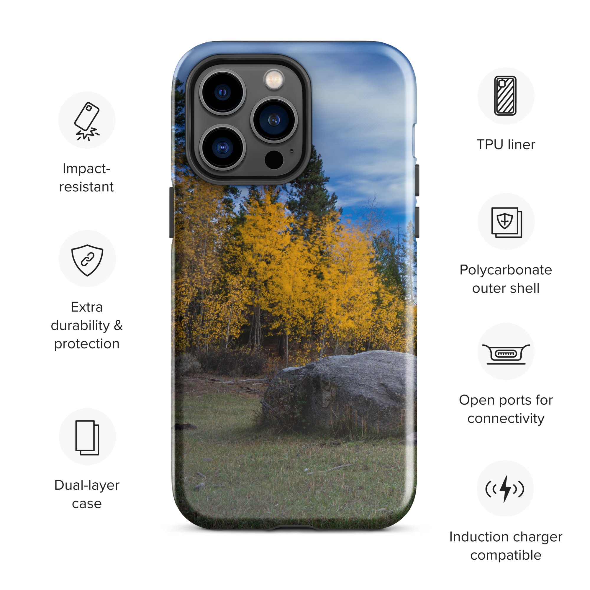 Fall in Wyoming Tough Case for iPhone®