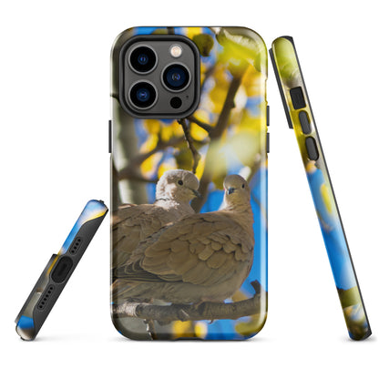 Eurasian Collared Doves Tough Case for iPhone®