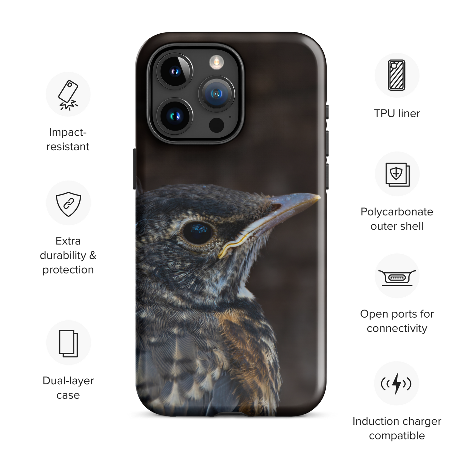 Baby Robin Tough Case for iPhone®