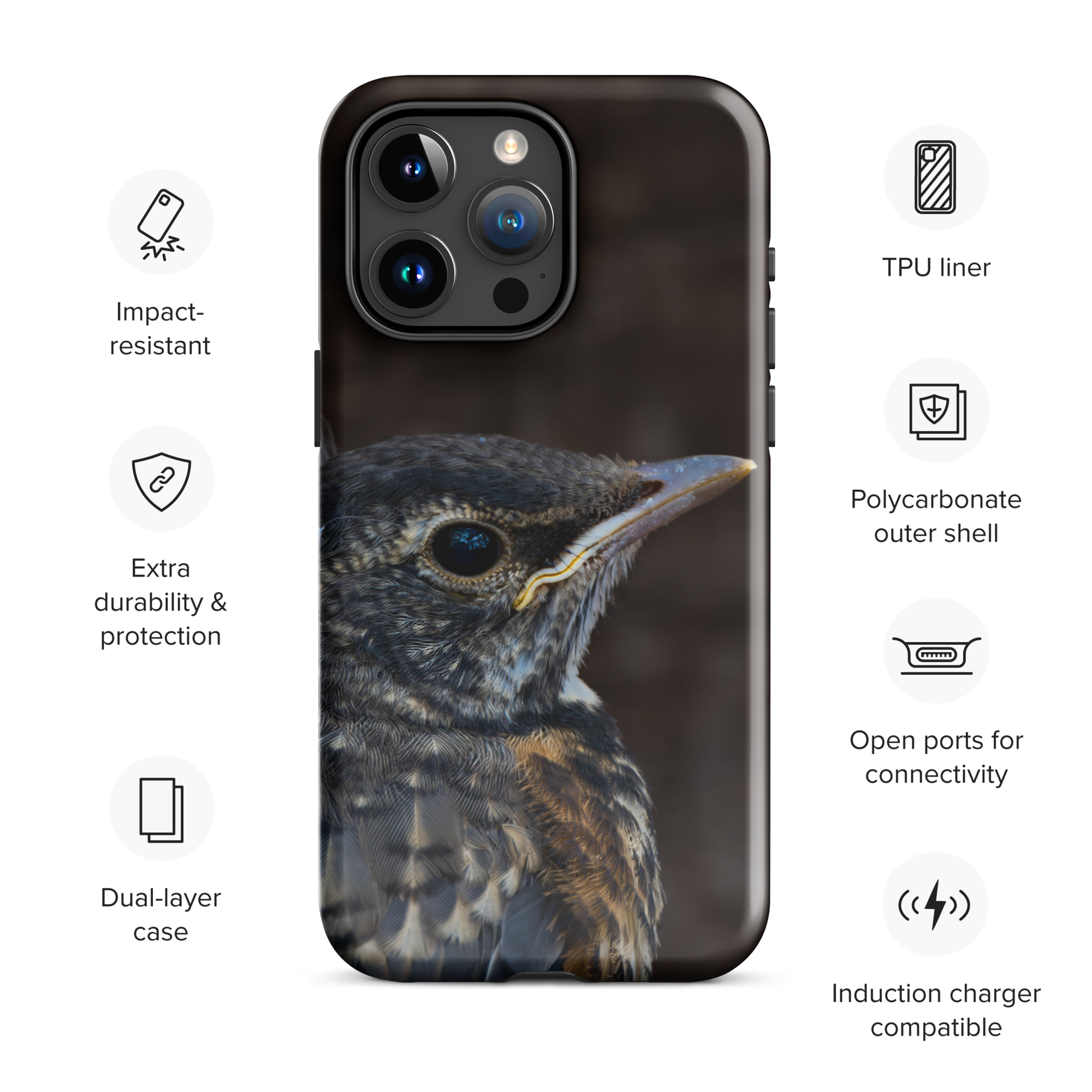 Baby Robin Tough Case for iPhone®