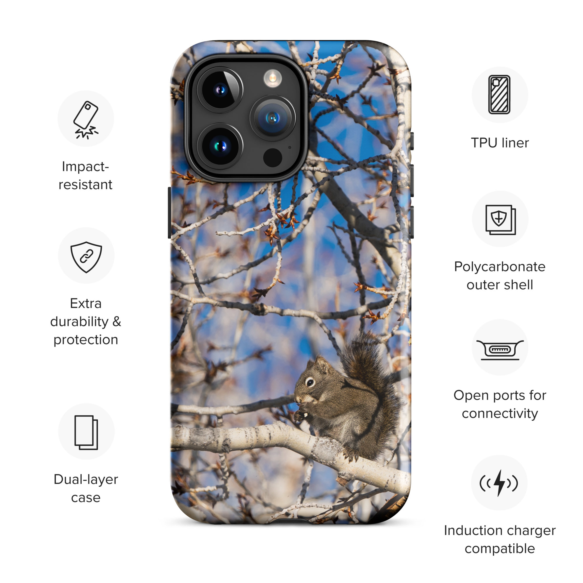 Squirrel Tough Case for iPhone®