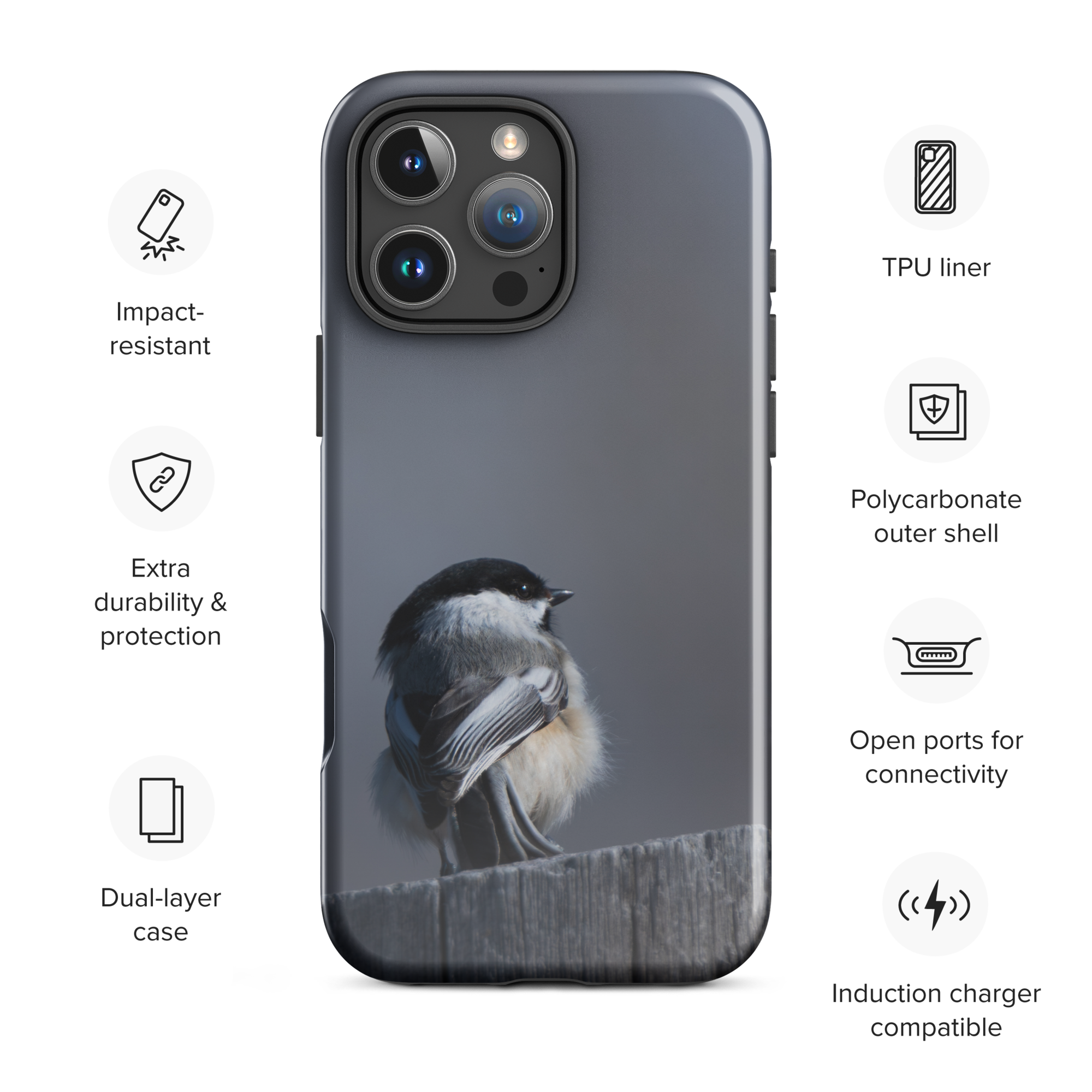 Chickadee Smart iPhone Case