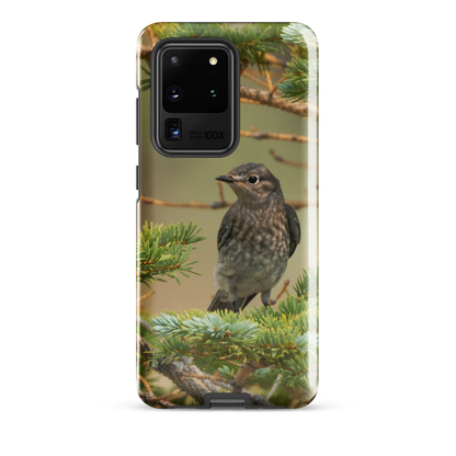 Female Mountain Bluebird Tough case for Samsung®