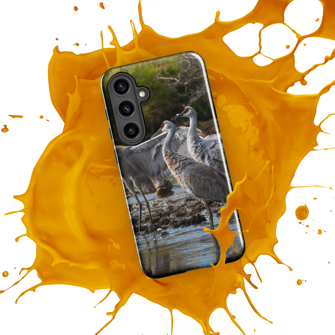 Tough case for Samsung® Sandhill Cranes  Carry the Wild With You