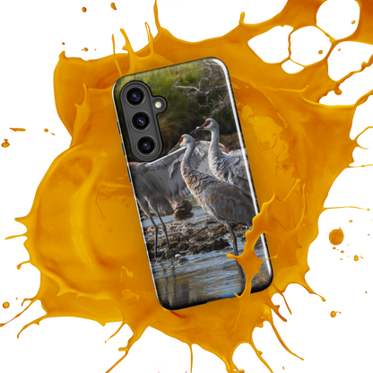 Tough case for Samsung® Sandhill Cranes  Carry the Wild With You