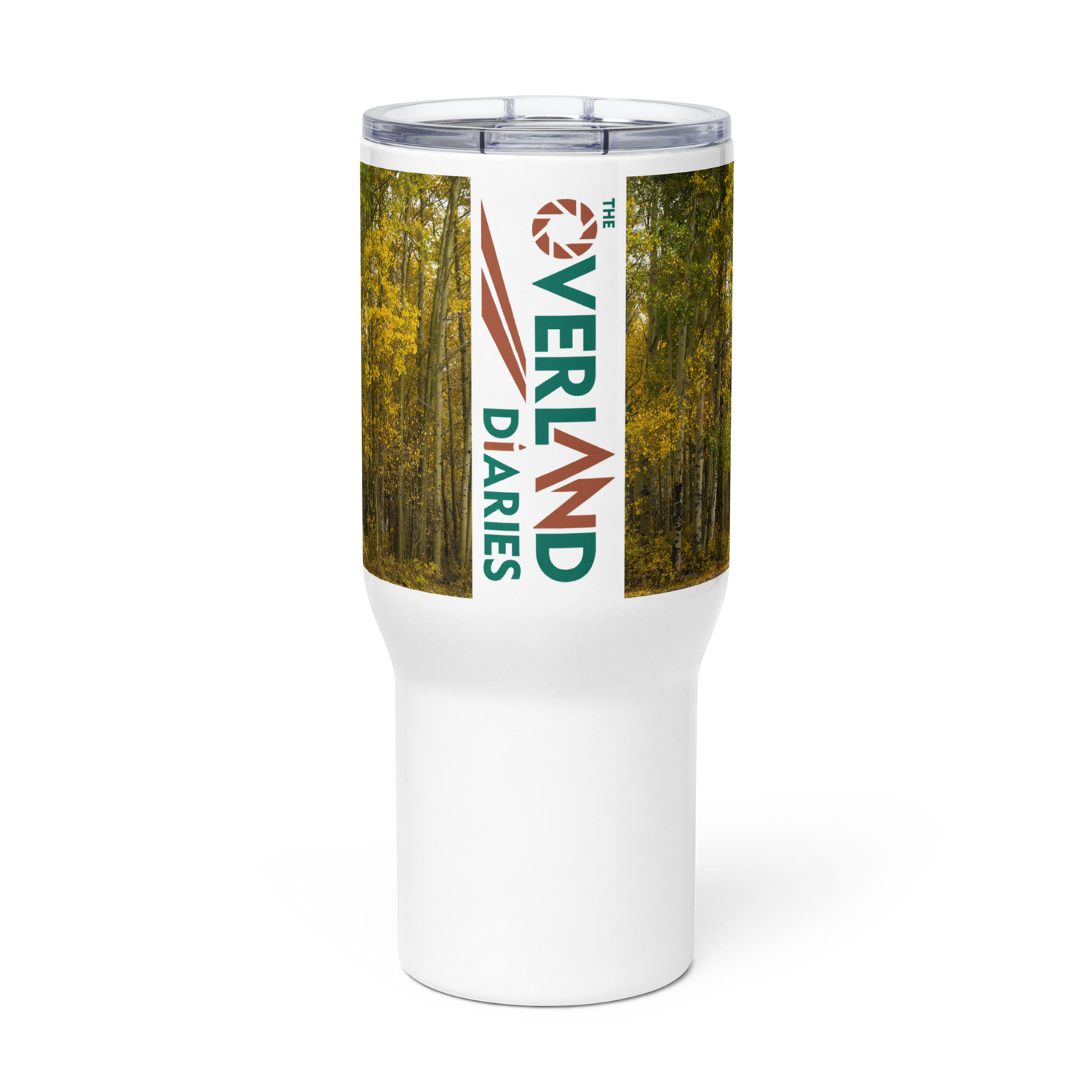 Aspens in the Fall Travel mug With a Handle