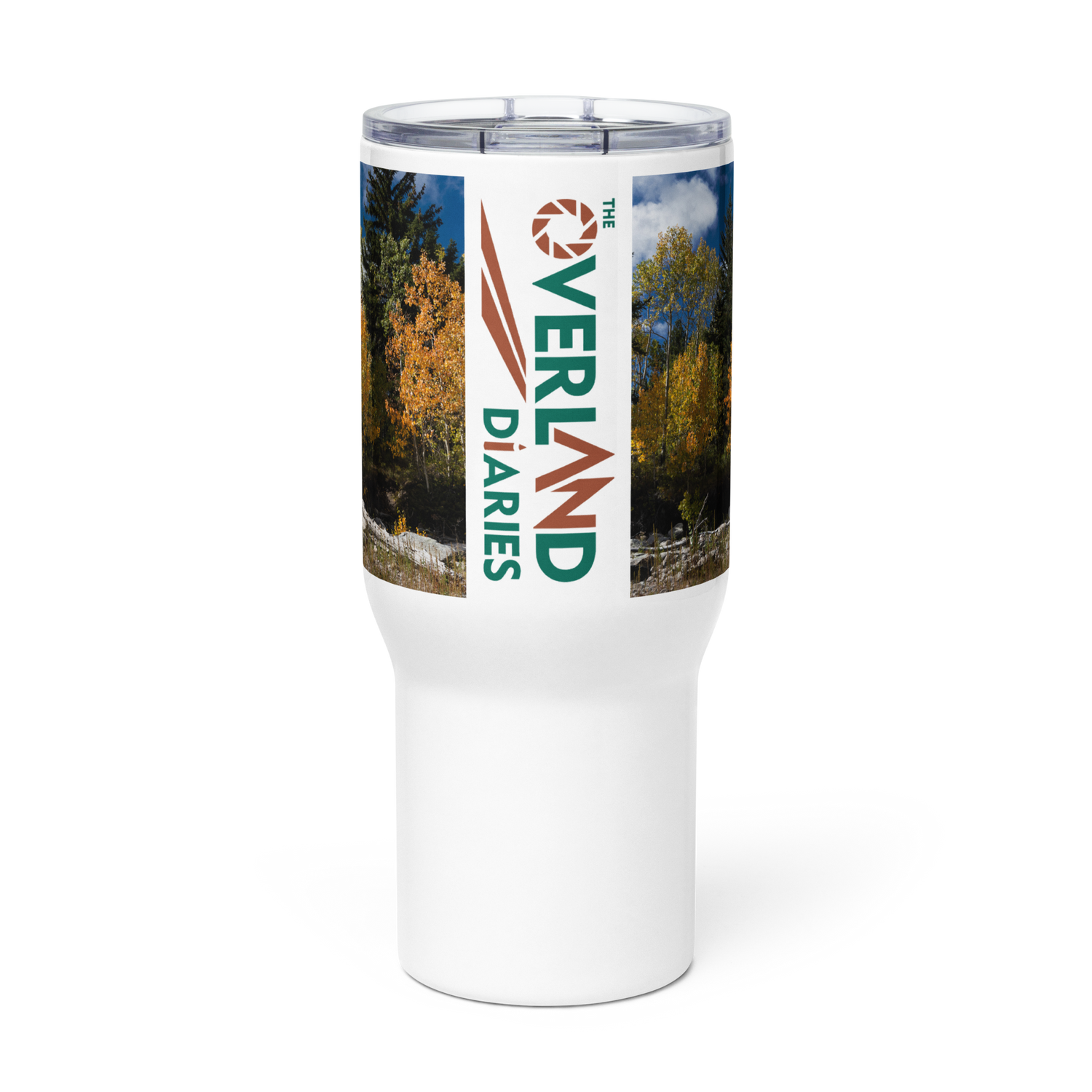 Fall Scenery Travel mug With a Handle