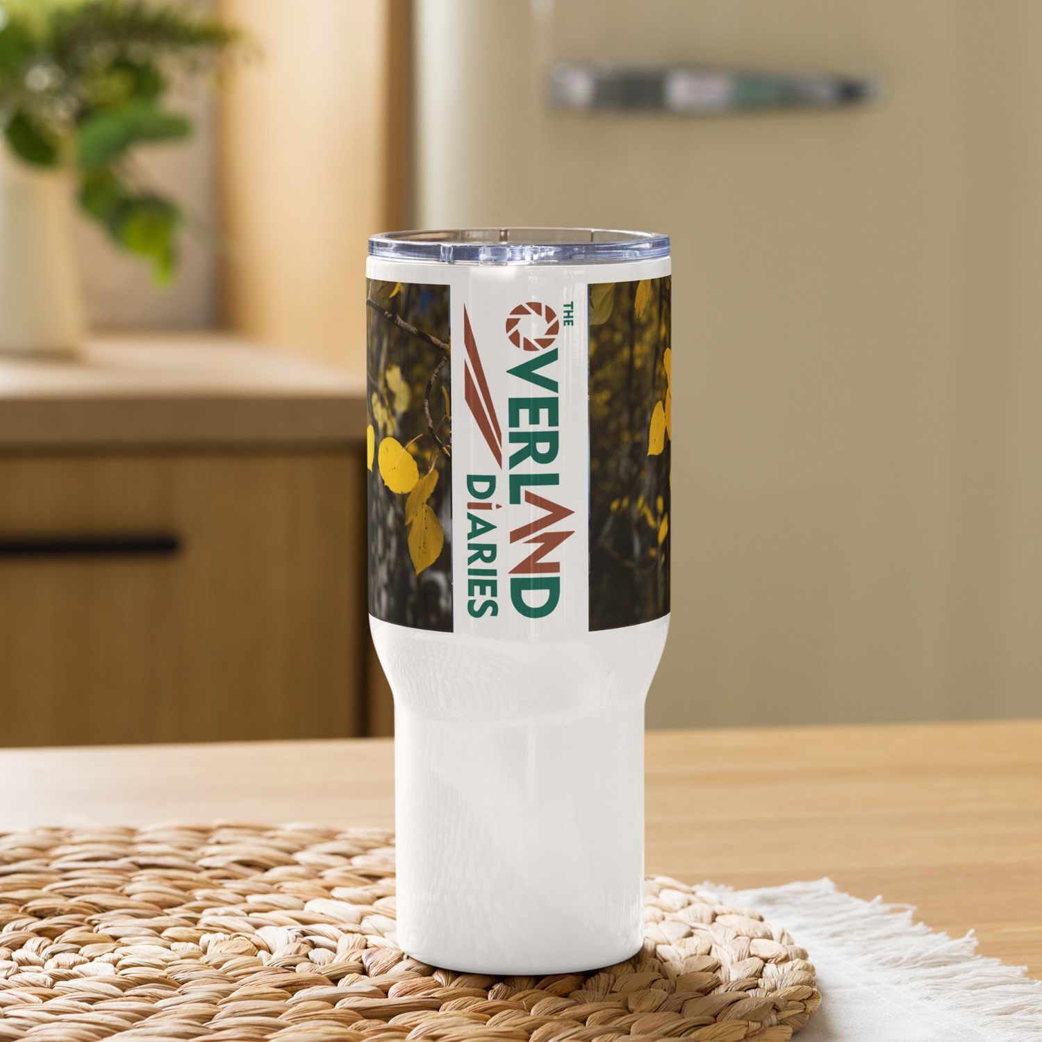 Fall Leaves Travel mug With a Handle