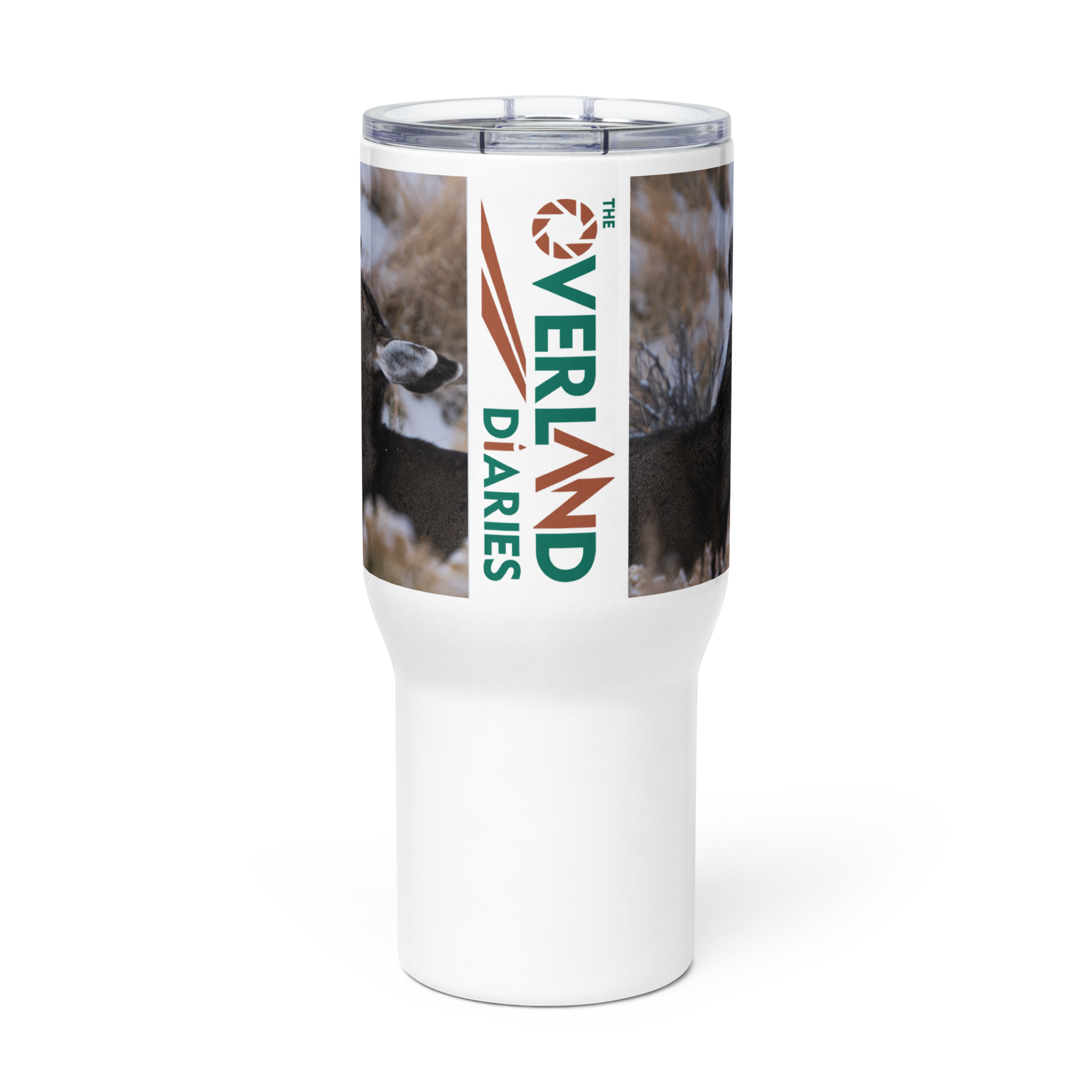 Cuddly Deer Travel mug with a handle