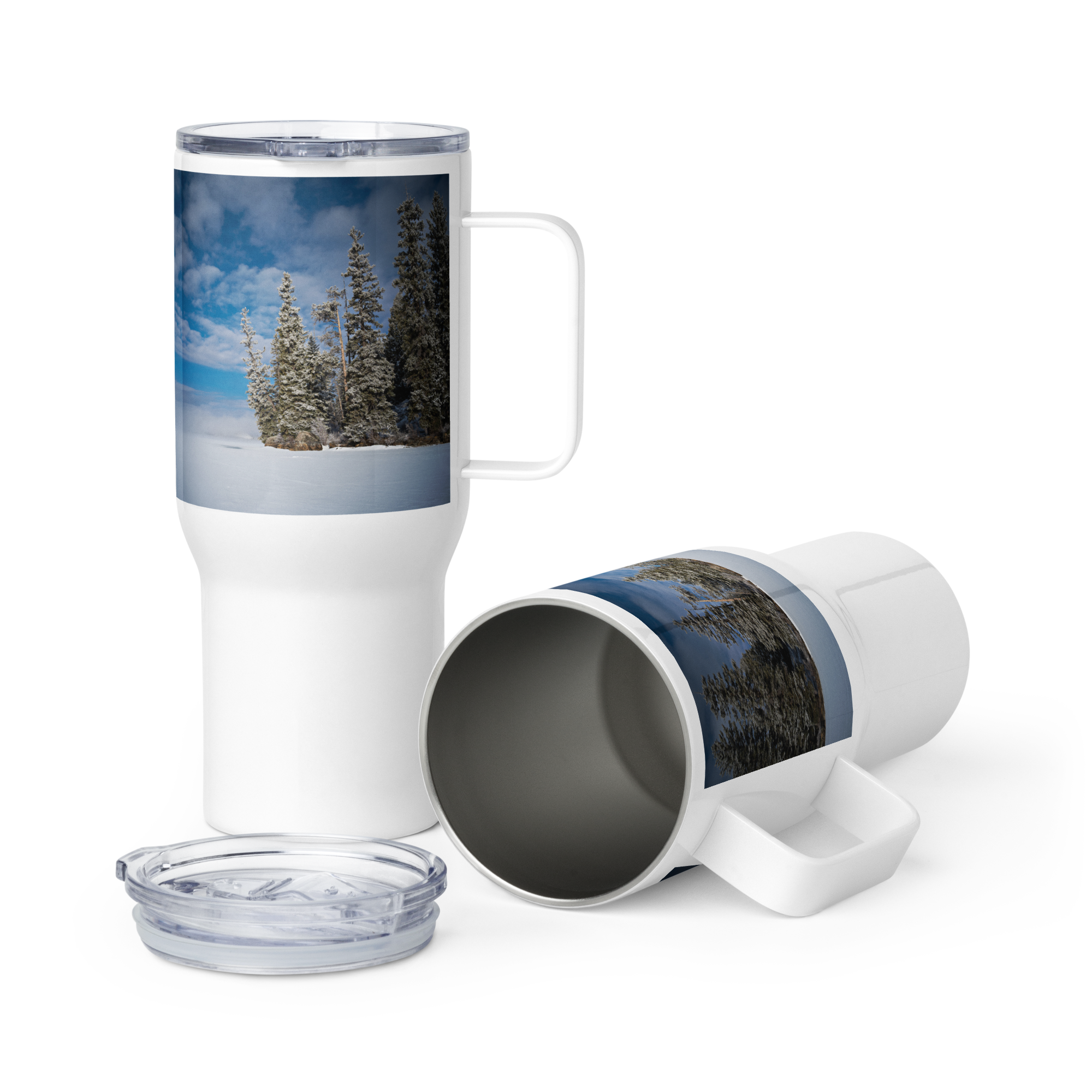 A Christmas Eve Sunrise: The Travel Mug for Moments of Reflection and Tranquility