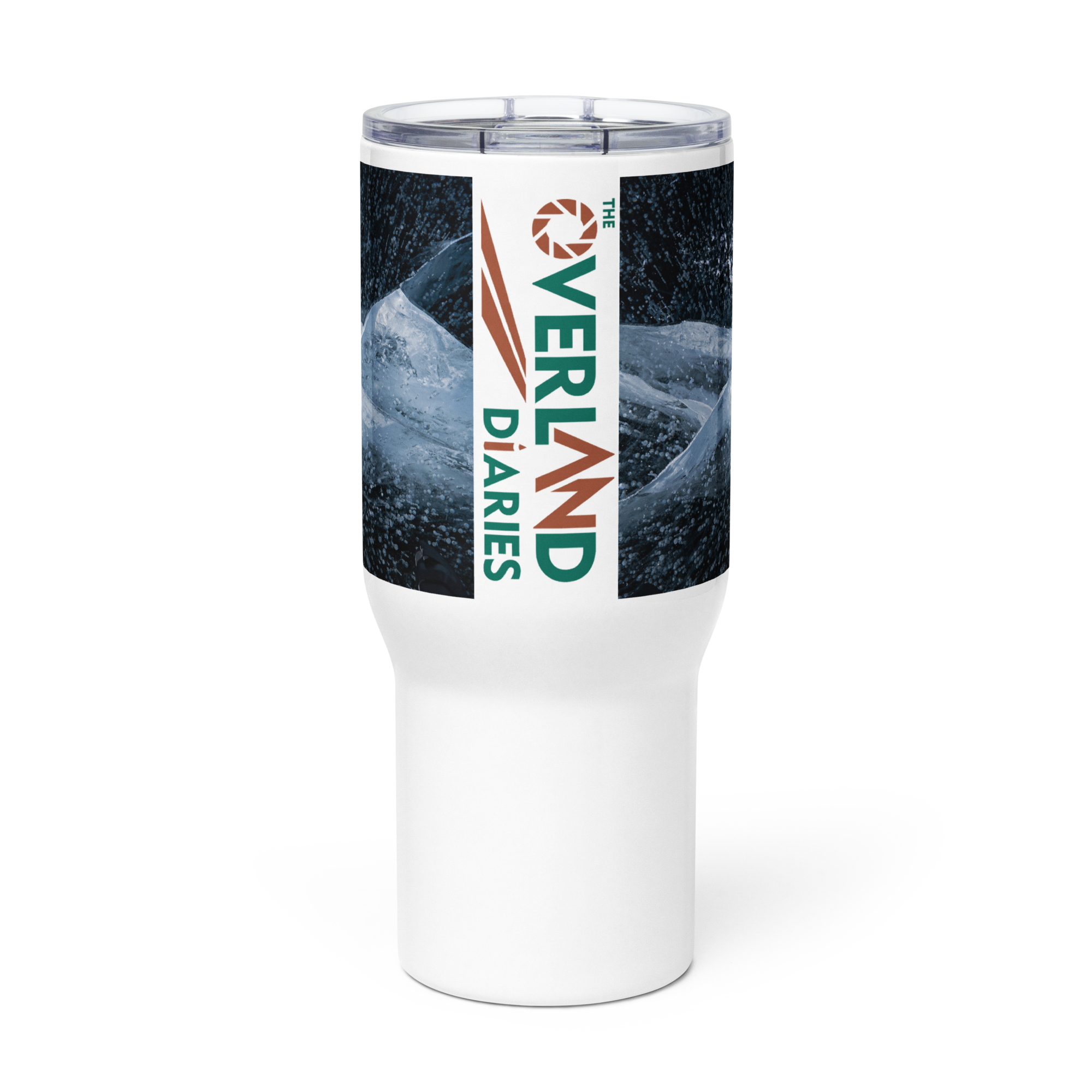 Frozen lake Travel mug With a Handle