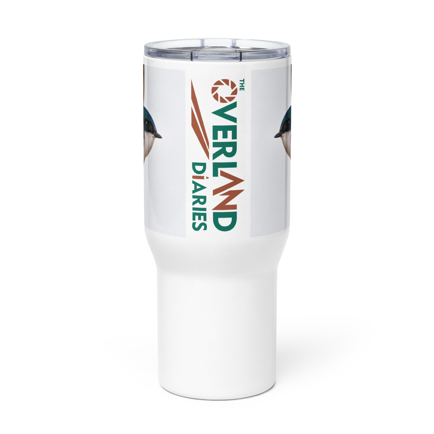 Tree Swallow Travel mug with a handle