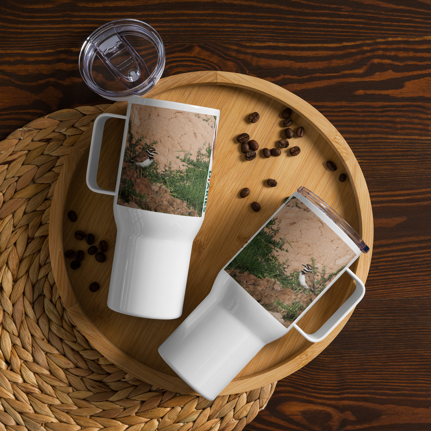 Killdeer Travel mug with a handle