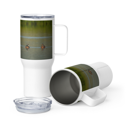 Ducks Travel mug with a handle